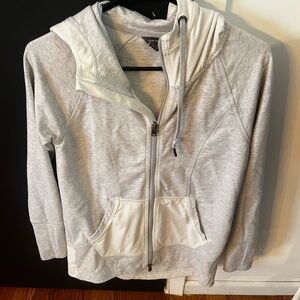 Eddie Bauer Gray and White Hoodie